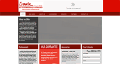 Desktop Screenshot of chaninmechanical.com